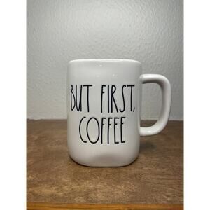 Rae Dunn But First Coffee Ceramic Mug Cup Artisan Collection by Magenta Preowned